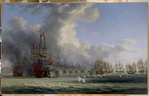 チェスマの戦い（トルコ）。 1770 年 7 月 5 日の戦闘開始 (チェスマの戦い。1770 年 7 月 5 日の戦闘開始)。 オルロフの反乱 (1769 年) とギリシャ独立戦争 (1821 ～ 1829 年) の前兆の後、ロシア艦隊は 作： Jacob Philippe Hackert