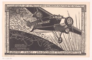 1933年、アムステルダムからバタビアへのペリカンの飛行 作： Jacob Pieter van den Bosch