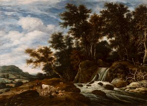 カスケード 作： Jacob van Ruisdael