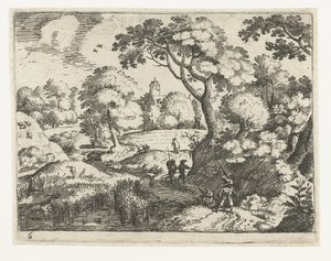 旅行者と兵士のいる風景 旅人のいる六つの風景（連載タイトル） 作： Jacob Savery (I)