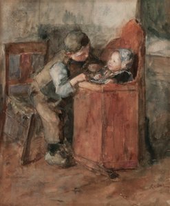 兄弟愛（紙にトイレ） 作： Jacob Simon Kever
