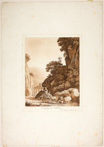 狭い峠への入り口 作： Jacob Wilhelm Mechau
