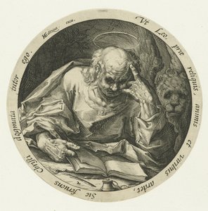 エバンジェリスト マーク 四人の伝道者（シリーズタイトル） 作： Jacob de Gheyn (II) (attributed to)