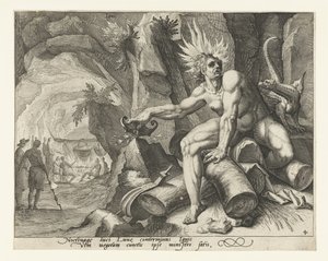 火のエレメント Ignis (オブジェクトのタイトル) The Four Elements (シリーズタイトル) 作： Jacob de Gheyn (II) (attributed to)