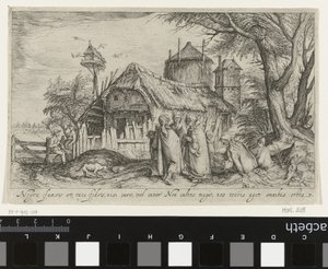 農場でのロマのある風景 風景（シリーズタイトル） 作： Jacob de Gheyn (II)