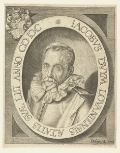 53歳のヤコブス・デュイムの肖像 作： Jacob de Gheyn (II)