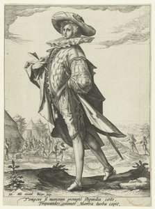 会計 将校と兵士（シリーズタイトル） 作： Jacob de Gheyn (II)