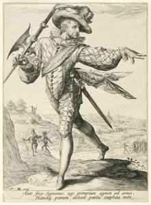 軍曹 将校と兵士（シリーズタイトル） 作： Jacob de Gheyn (II)