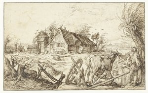 農場 農場または田舎の生活 田舎での生活 （？） 作： Jacob de Gheyn (II)