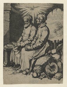 祈る老夫婦 平和な父 作： Jacob de Gheyn (III) (attributed to)