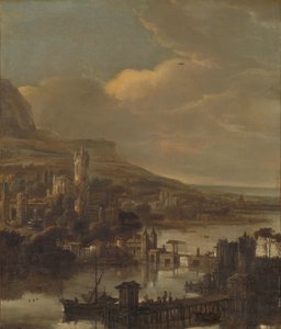 リバービュー 作： Jacob de Wet (I) (attributed to)