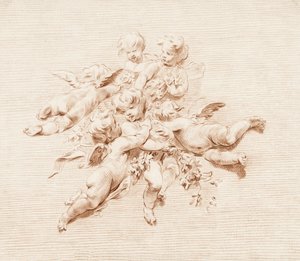 天使の集団です。 作： Jacob de Wit