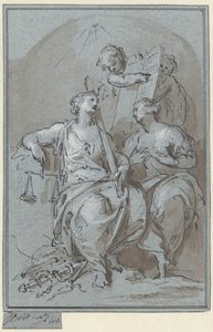 正義と慈悲 作： Jacob de Wit