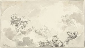 天井画のデザイン 作： Jacob de Wit