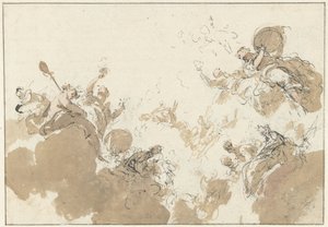 天井画のデザイン 作： Jacob de Wit