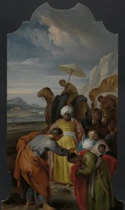 宦官に洗礼を施す聖フィリップ 作： Jacob de Wit