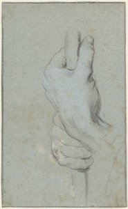 1 つのスタッフを両手で握る研究 作： Jacob de Wit