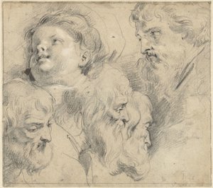 5つの頭を持つ学習シート 作： Jacob de Wit
