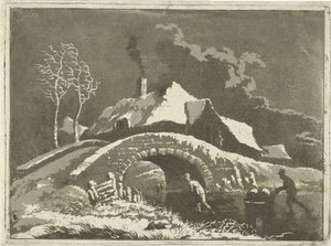 冬の風景 作： Jacob van Kouwenhoven