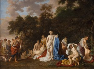 ダイアナと彼女のニンフ 作： Jacob van Loo