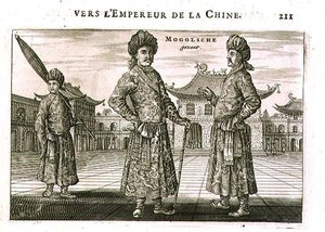 蒙古人、在中国オランダ大使館の記録より 作： Jacob van Meurs