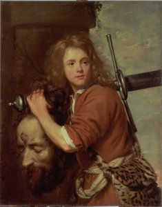 ゴリアテの頭のデビッドベアリング、1643年 作： Jacob van Oost