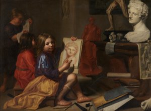 アーティストのスタジオ 作： Jacob van Oost