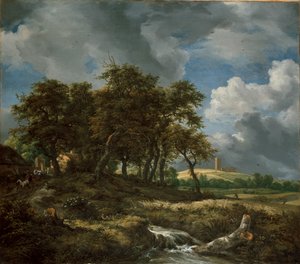 ミューダーベルク付近の風景、1650年代前半 作： Jacob van Ruisdael