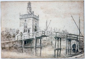 アルクマールの橋、c1648-1682 作： Jacob van Ruisdael