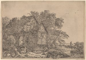 ザ リトル ブリッジ 作： Jacob van Ruisdael