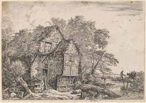 ザ リトル ブリッジ 作： Jacob van Ruisdael