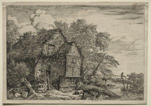 ザ リトル ブリッジ 作： Jacob van Ruisdael