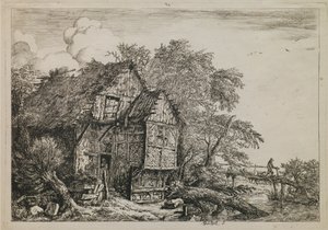 ザ リトル ブリッジ 作： Jacob van Ruisdael