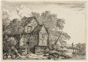 リトル・ブリッジ 作： Jacob van Ruisdael