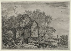 リトルブリッジ。 作： Jacob van Ruisdael