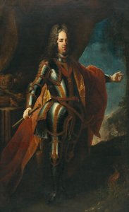 チャールズ VI 1685-1740、神聖ローマ皇帝の肖像画。 作： Jacob van Schuppen