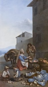 Vendedor de frutas 作： Jacob van Staverden