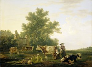 搾乳時間 作： Jacob van Strij
