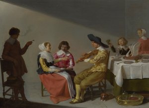 音楽パーティー、1631 作： Jacob van Velsen