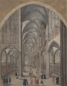 ストラスブール大聖堂の内部、カリフォルニア州。 1625-30。