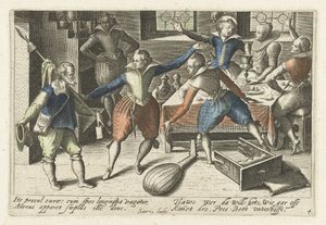 学生祭 学生の間での図像的なジョークのチャンピオン (...) (シリーズのタイトル) 作： Jacob van der Heyden