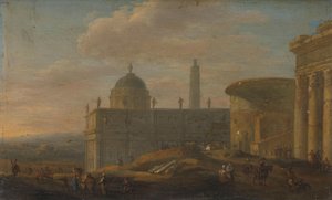 イタリアの街並み 作： Jacob van der Ulft