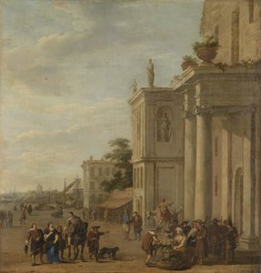 イタリアの市場 作： Jacob van der Ulft