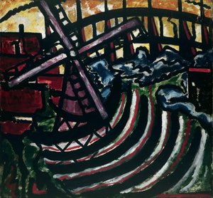 ダッチミル、1916年。 作： Jacoba Berendina van Heemskerck van Beest