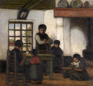 Sisustus Campinesta (öljy kankaalle) 作： Jacobs Smits