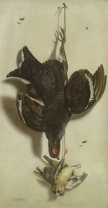 黒ライチョウとフィンチのトロンプルーイル 作： Jacobus Biltius