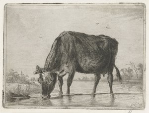 牛を飲む 作： Jacobus Cornelis Gaal
