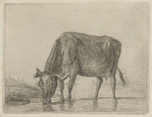 牛を飲む 作： Jacobus Cornelis Gaal