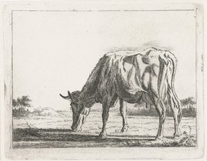牛の放牧 作： Jacobus Cornelis Gaal