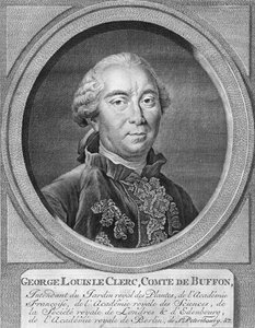 ジョージルイルクレルク、コントドブッフォン、1774年。 作： Jacobus Houbraken
